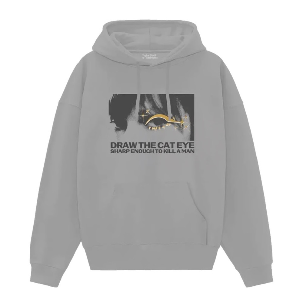 TAYLOR SWIFT • DRAW THE CAT EYE HOODIE (M)